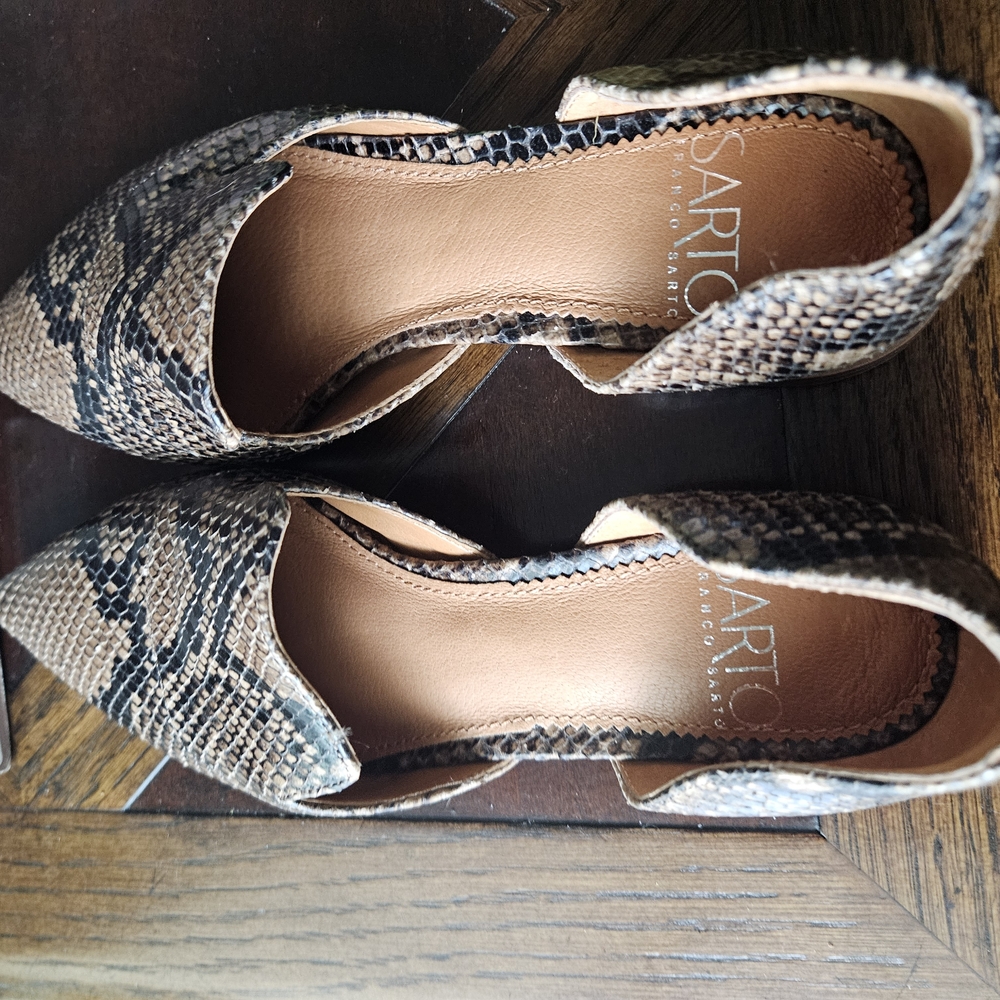 Sarto Franco Sarto Snakeskin Boots - Picture 4 of 6